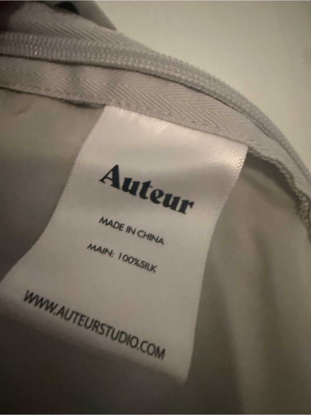 Auteur Silver Silk Sleeveless Crop Top Size XS NWT - Picture 5 of 5